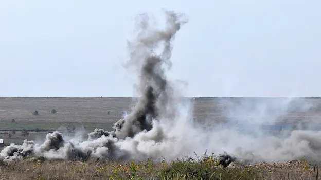 Под Воронежем взорвали 10 минометных мин