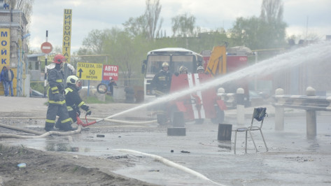 СК начал проверку по пожару на газовой заправке в Воронеже
