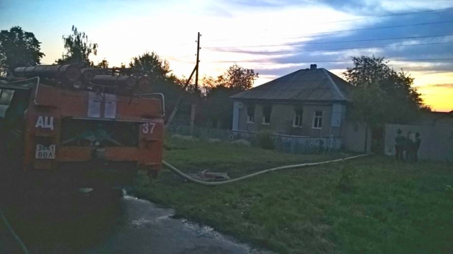 В Воронежской области во время пожара погибли мужчина и женщина 