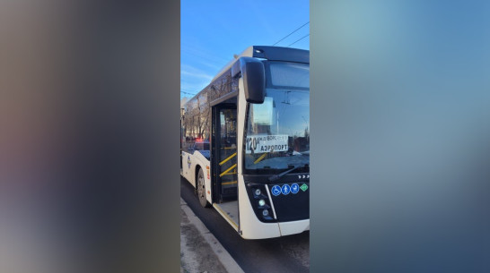 Автобус столкнулся с иномаркой в Воронеже: пострадал пенсионер