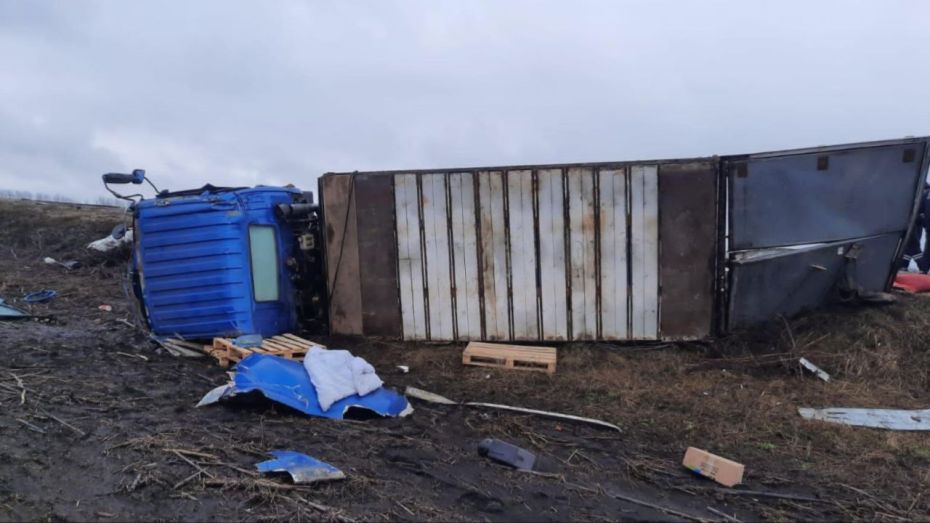В Воронежской области в ДТП с грузовиком пострадал 29-летний житель Пензы