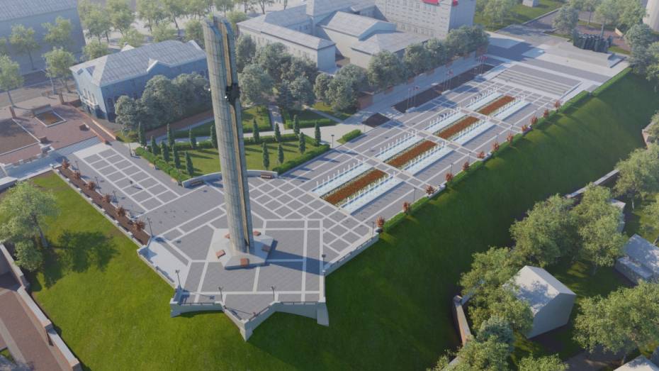 Реконструкцию площади Победы в Воронеже закончат к 1 мая 2020 года 