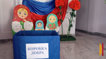 В Грибановском районе стартовала акция помощи «Коробка добра»