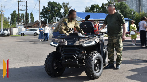 Аннинский фермер передал участникам СВО квадроцикл