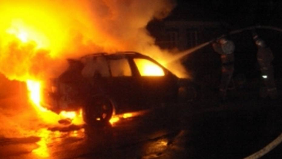 Двое взрослых и ребенок пострадали при возгорании машины в Воронеже