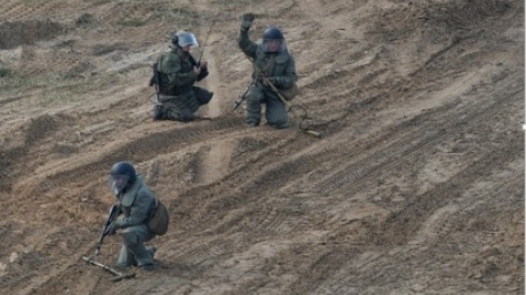 Саперы уничтожили минное поле в Воронежской области