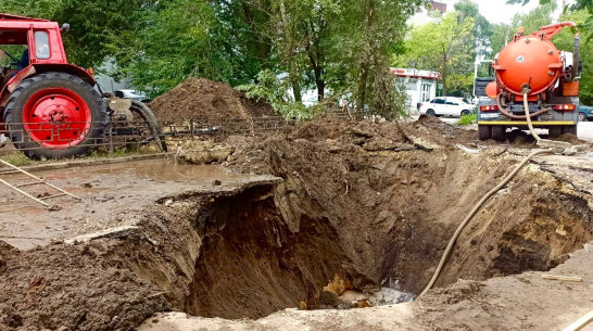 Воронежцам рассказали о ходе работ по устранению коммунальной аварии в Коминтерновском районе