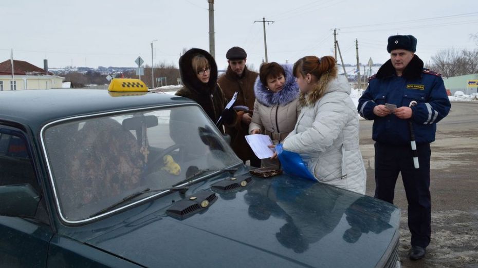 В Воробьевке прошел рейд «Нелегальное такси»