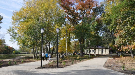 В павловском селе реконструировали Воронцовский парк культуры