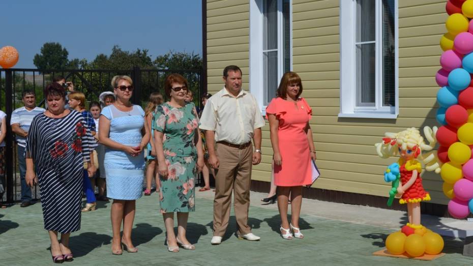 В репьевском селе новый детский сад принял 35 воспитанников