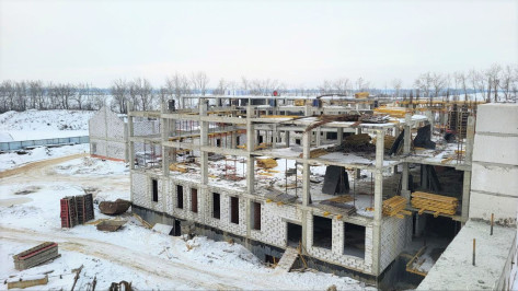 В школе воронежского поселка Воля приступили к созданию инженерной инфраструктуры