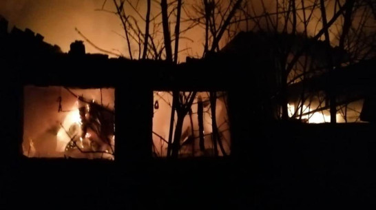 В ночном пожаре в грибановском поселке Межевихино погиб 60-летний мужчина