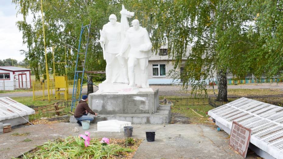 В грибановском селе Малые Алабухи отремонтируют памятник ветеранам ВОВ