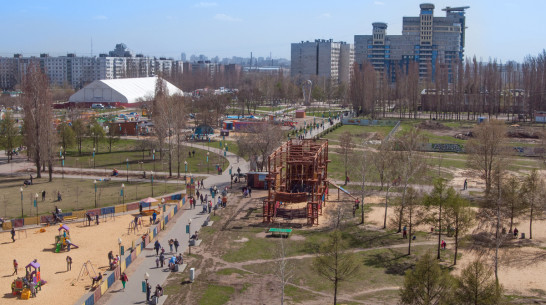 Воронежцы хором споют песню «День Победы»