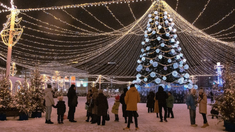 Новогодняя площадь Ленина в Воронеже может открыться 28 декабря