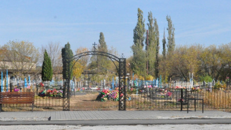 В Репьевке жители благоустроили старинное кладбище