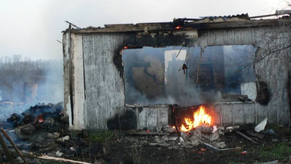 В Подгоренском районе из-за несанкционированного поджога травы сгорел жилой дом