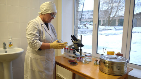 В Подгоренской райбольнице завершили капремонт бактериологической лаборатории