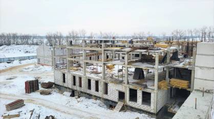 В школе воронежского поселка Воля приступили к созданию инженерной инфраструктуры