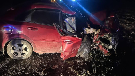 В Воронежской области Chevrolet вылетел на встречку и врезался в фуру: погиб мужчина