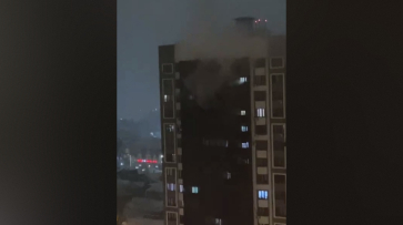 В Советском районе Воронежа загорелась квартира на 14 этаже: видео