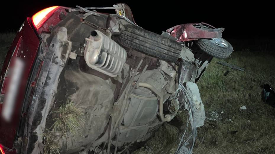 В Воронежской области Kia Cerato выехал на встречку и врезался в столб: водитель погиб