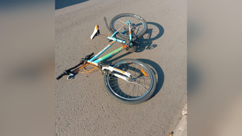 Под Воронежем 11-летний велосипедист попал в больницу после ДТП с Mitsubishi
