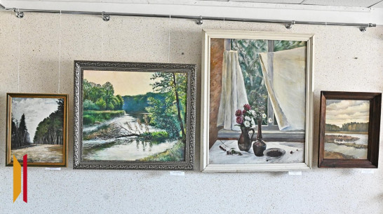 Выставка с пейзажами Хопра художника Владимира Шуляпина открылась в Бутурлиновке