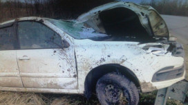В Воронежской области 26-летний водитель «Лады Гранты» попал в больницу после ДТП