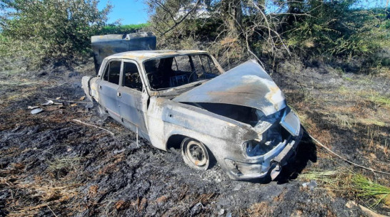 В воронежской полиции сообщили подробности ДТП со сгоревшей «Волгой»