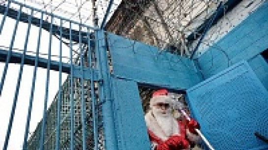 Дед Мороз поздравил трехлетнюю Сашу с Новым годом в колонии строгого режима