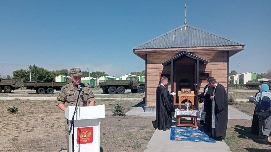 В Острогожске открыли часовню в парке «Патриот»