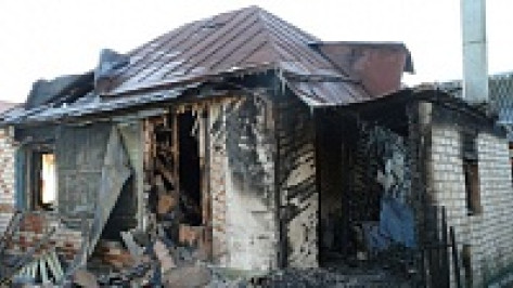 В Воробьевском районе при пожаре погиб мужчина