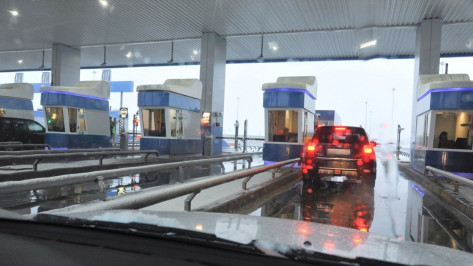 Открытие пункта оплаты уменьшило поток автомобилей на объезде Воронежа по М4 на треть