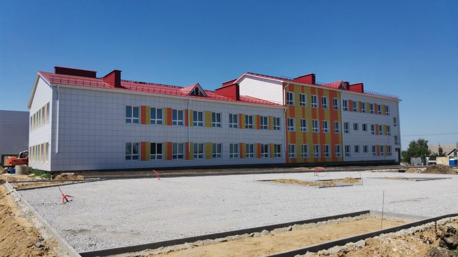 В Воронежской области новую школу на 400 мест введут в эксплуатацию к 1 августа