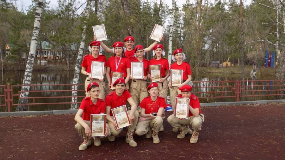 Семилукские школьники заняли 2-е место в военно-спортивной игре «Победа»