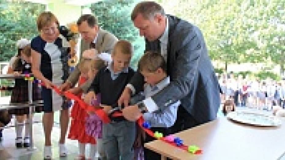 В селе Яблочное Хохольского района после реконструкции открылся детский сад