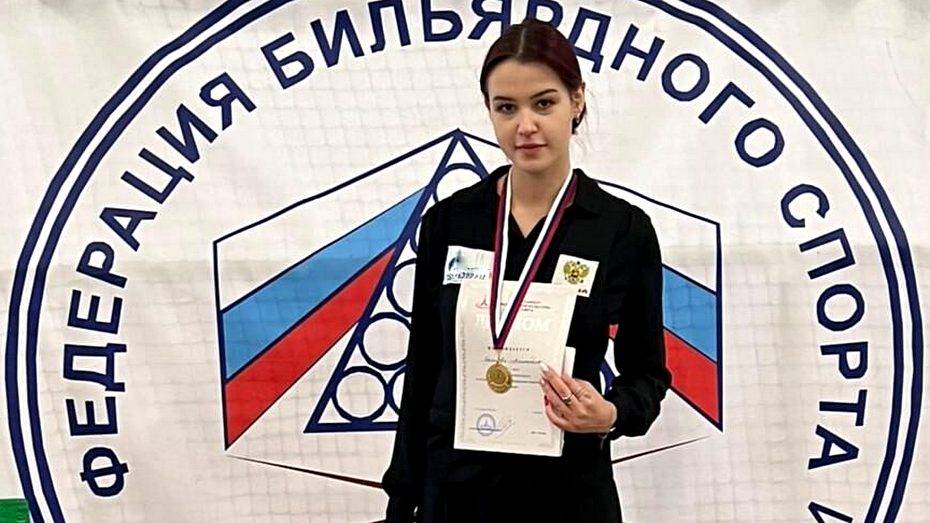 Бутурлиновская бильярдистка стала чемпионкой области