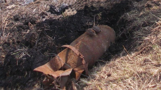 В Семилукском районе нашли 100-килограммовую авиационную бомбу