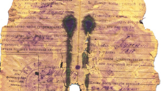 В Богучарском районе полуистлевшая красноармейская книжка неожиданно открыла имя своего владельца