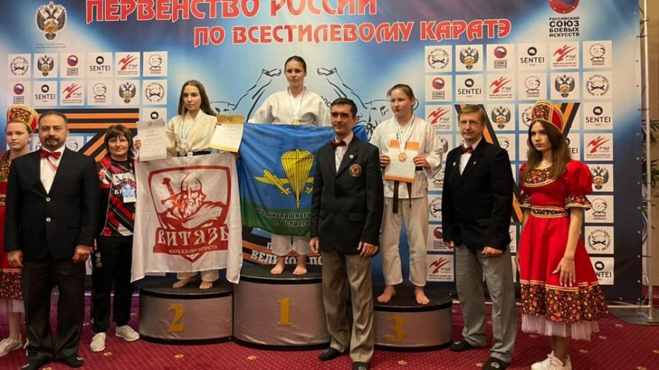 Острогожская каратистка завоевала «золото» первенства России