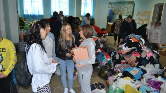 Пострадавшие от пожара в воронежской Николаевке получили гуманитарную помощь