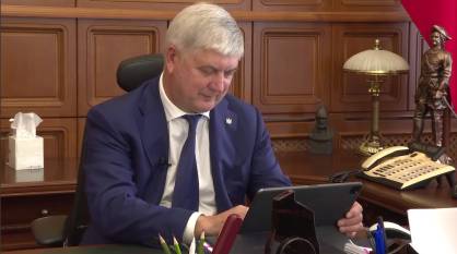 Александр Гусев проголосовал через систему ДЭГ на выборах губернатора Воронежской области