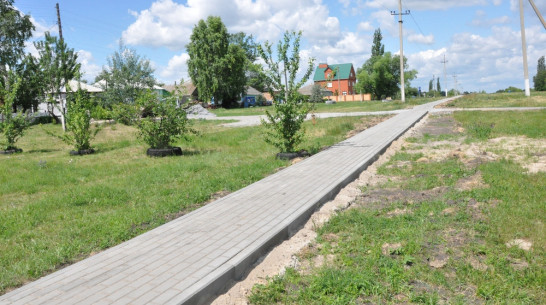 В репьевском селе проложат тротуар