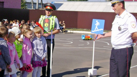 В бутурлиновском детском саду открылся автогородок