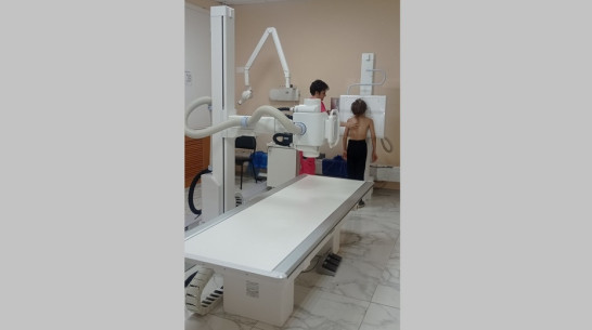 В Верхнемамонской райбольнице установили новый рентгеновский аппарат за 16,5 млн рублей