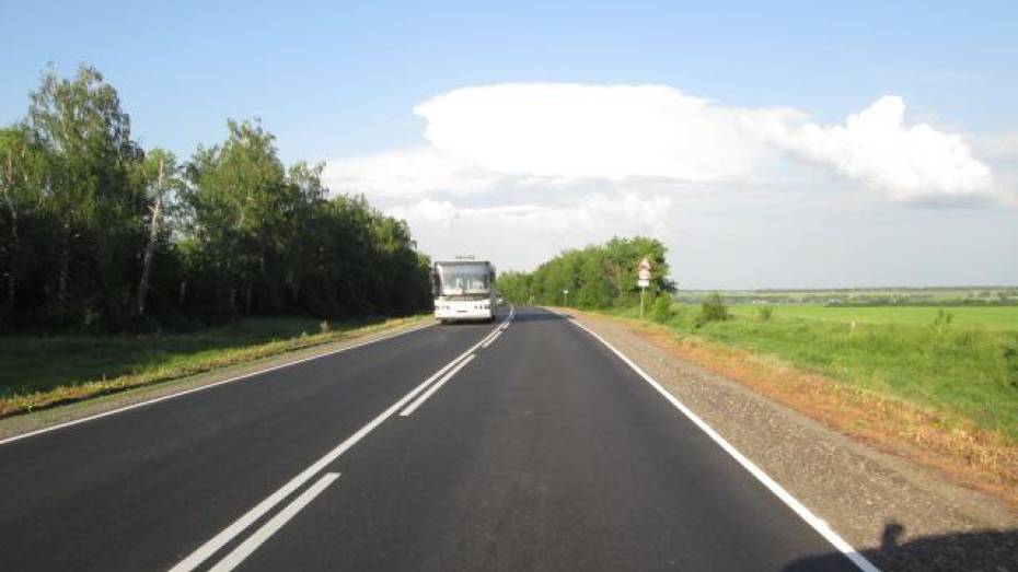 В Воронежской области дорожники отремонтировали 30 км федеральных трасс