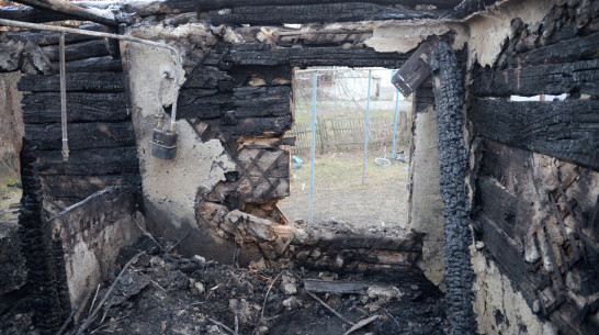 В Воронежской области мужчина сгорел в своем доме в День защитника Отечества
