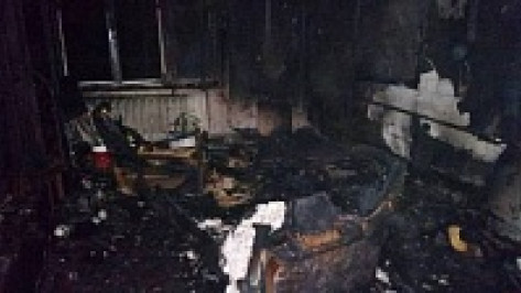В Воронежской области при пожаре в квартире погибла 47-летняя женщина