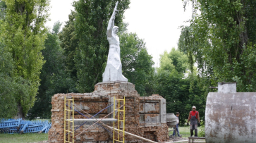 В аннинском селе Васильевка отремонтируют памятник погибшим в годы ВОВ землякам